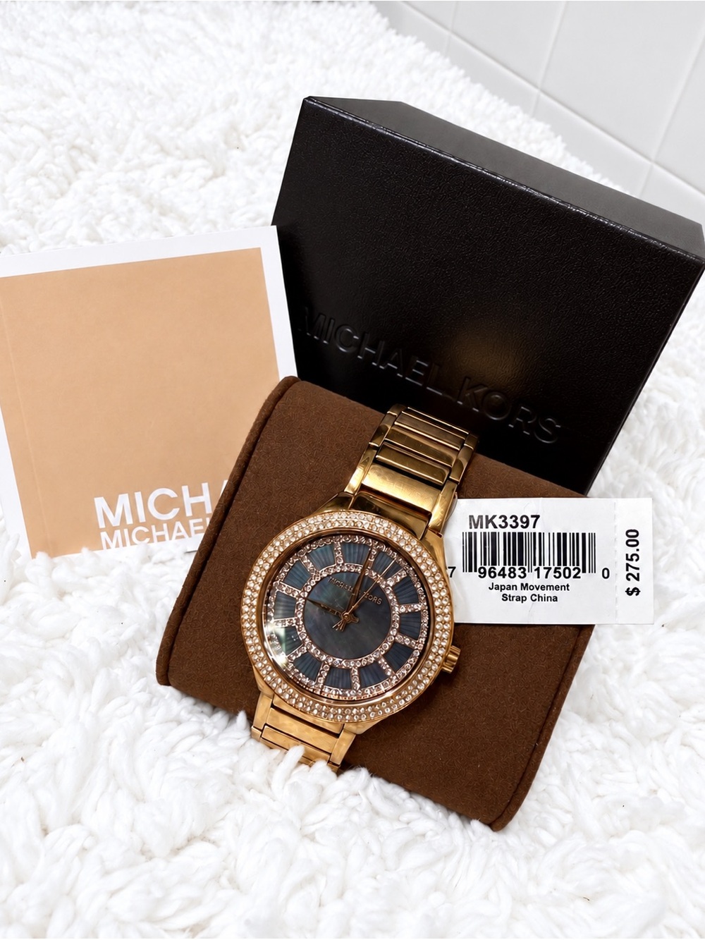 Michael Kors (MK3397) Rose Gold Crystal-Accent Watch